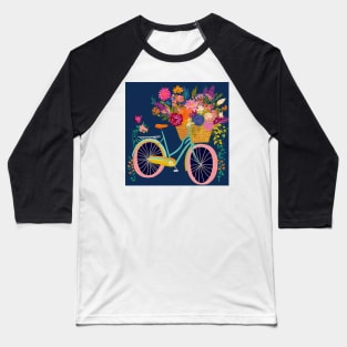 Springtime cycling Baseball T-Shirt